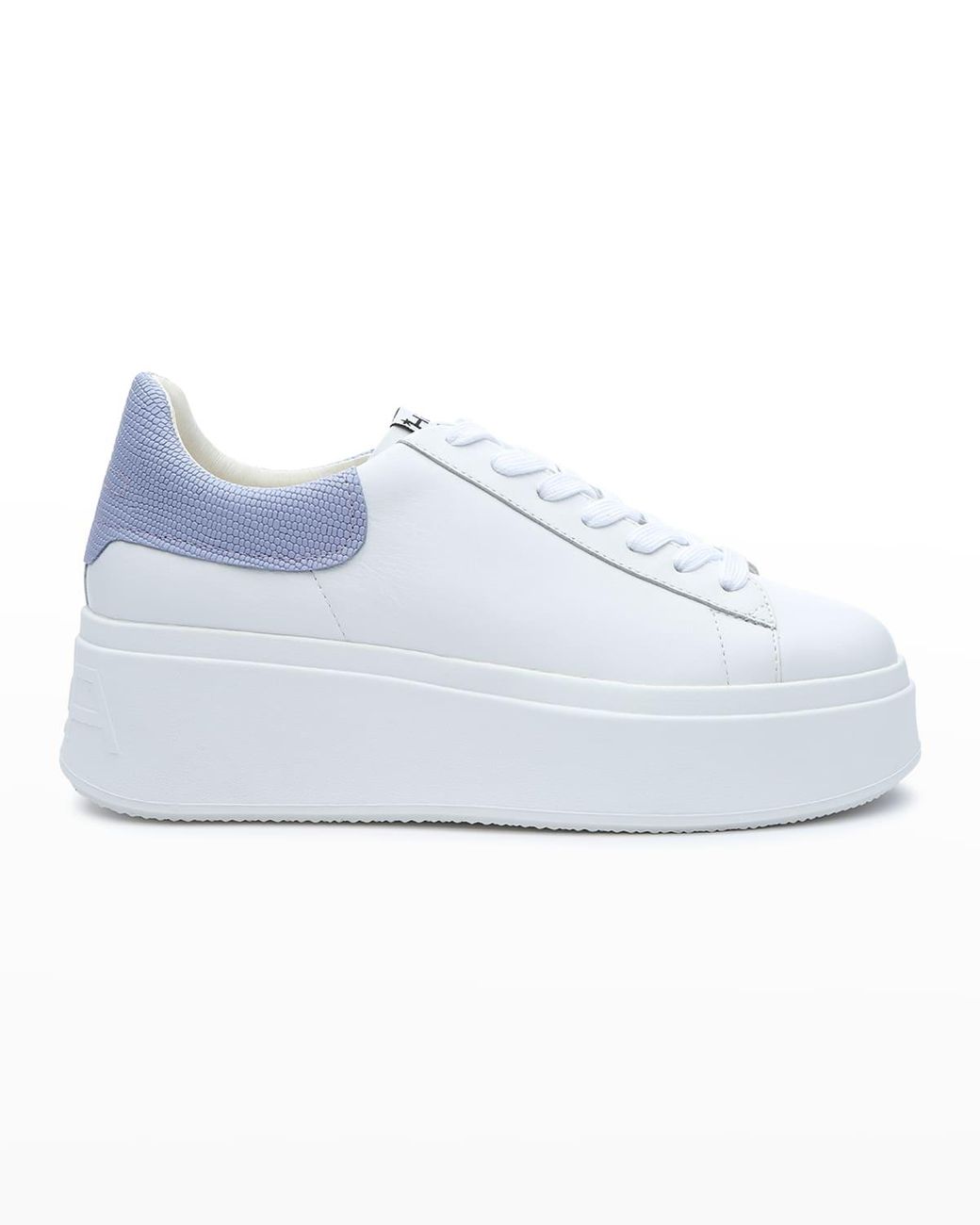 Ash Moby Bicolor Leather Platform Sneakers in Blue | Lyst