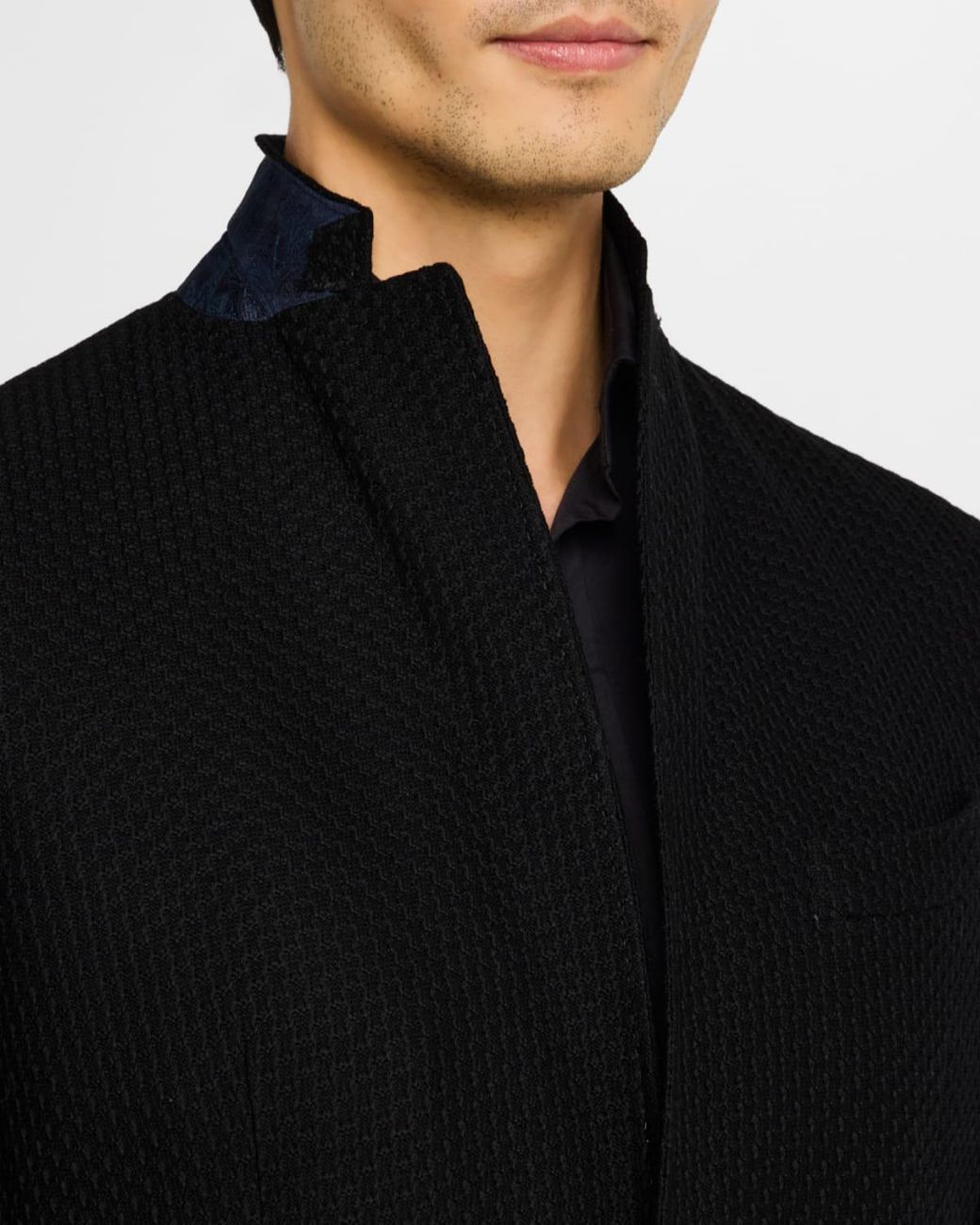 Etro Purple Apos;S Basic Textured Blazer for men