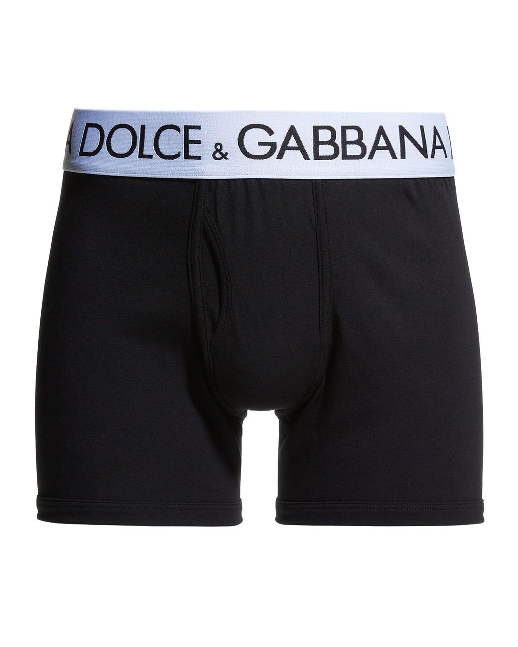 Dolce & Gabbana Long Logo Boxer Briefs in Black for Men | Lyst