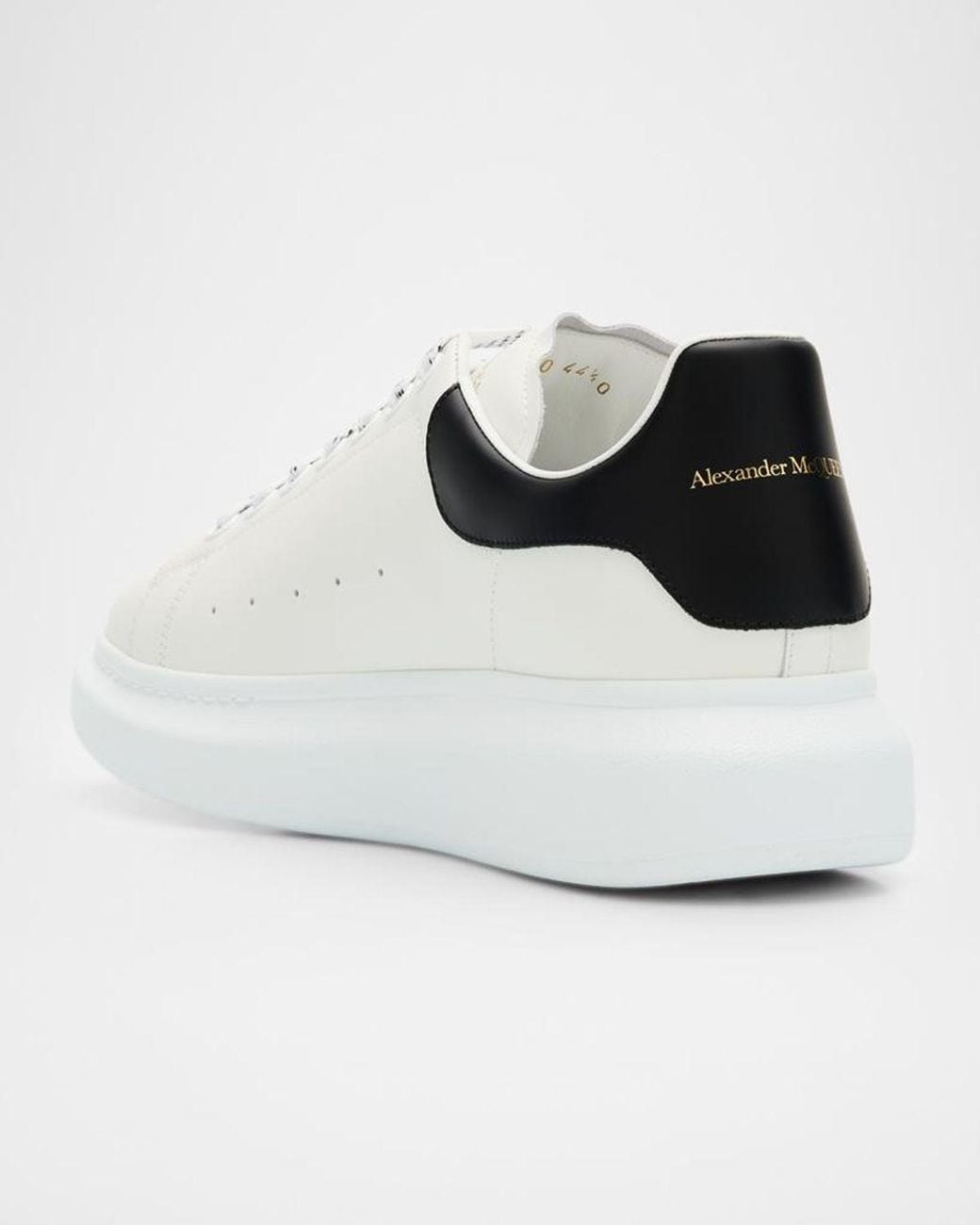 McQueen White Apos;S Leather Oversized Sneakers for men