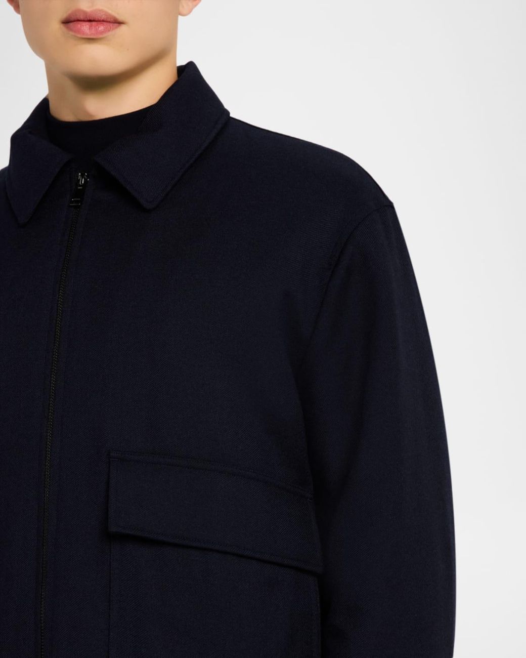 Theory Blue Apos;S Modern Aviator Jacket for men