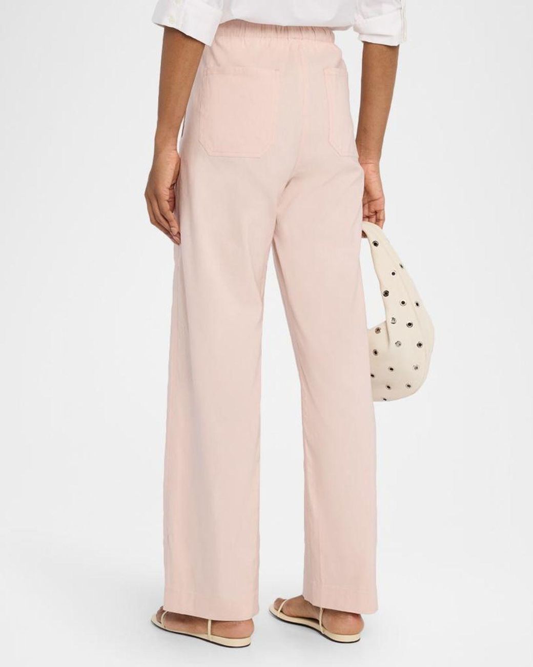 Rag & Bone Pink Logan Drawstring Beach Pants