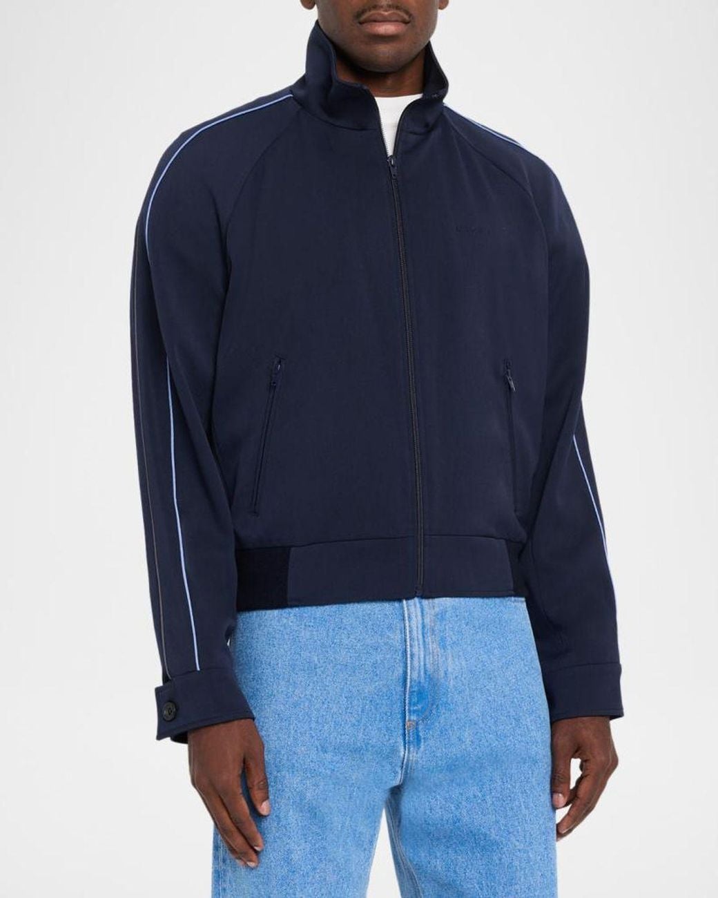 Marni Blue Apos;S Wool Zip Track Jacket for men