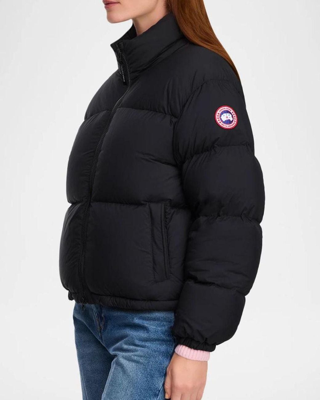 Canada Goose Blue Fallon Puffer Jacket