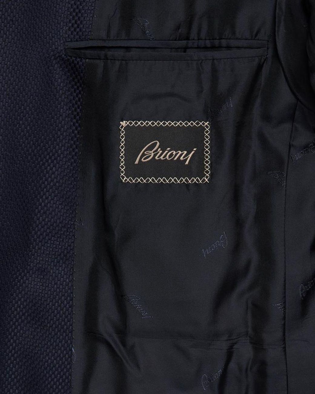 Brioni Blue Apos;S Wool Hopsack Single-Breasted Blazer for men