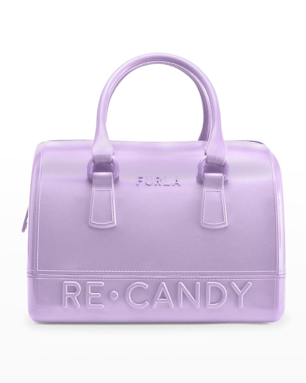 Furla Re Candy Boston Top Handle Bag In Purple Lyst