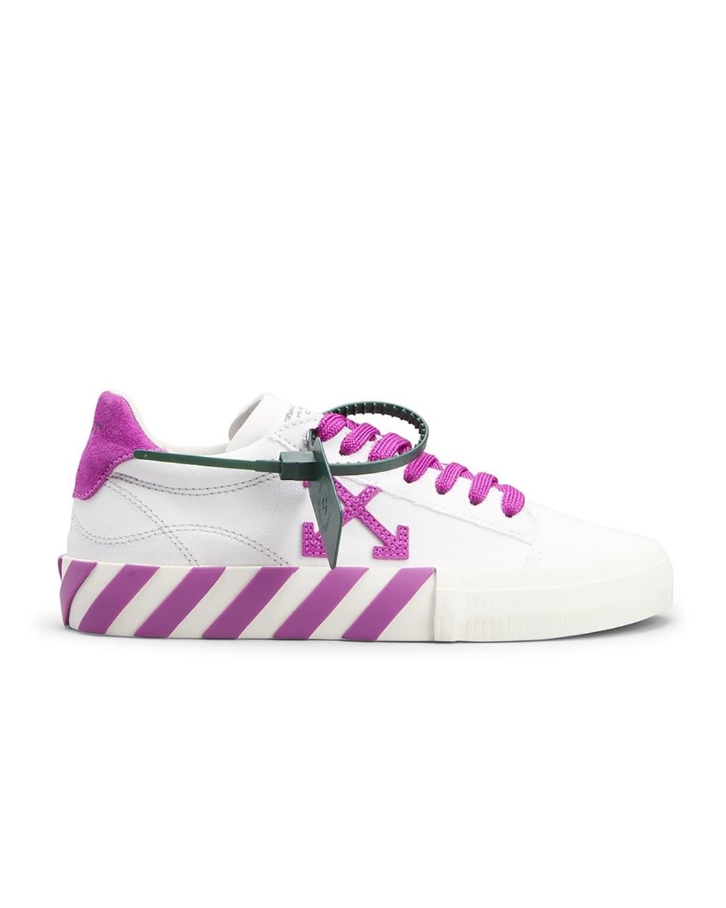 Off-White c/o Virgil Abloh Low Vulcanized Sneakers in Pink