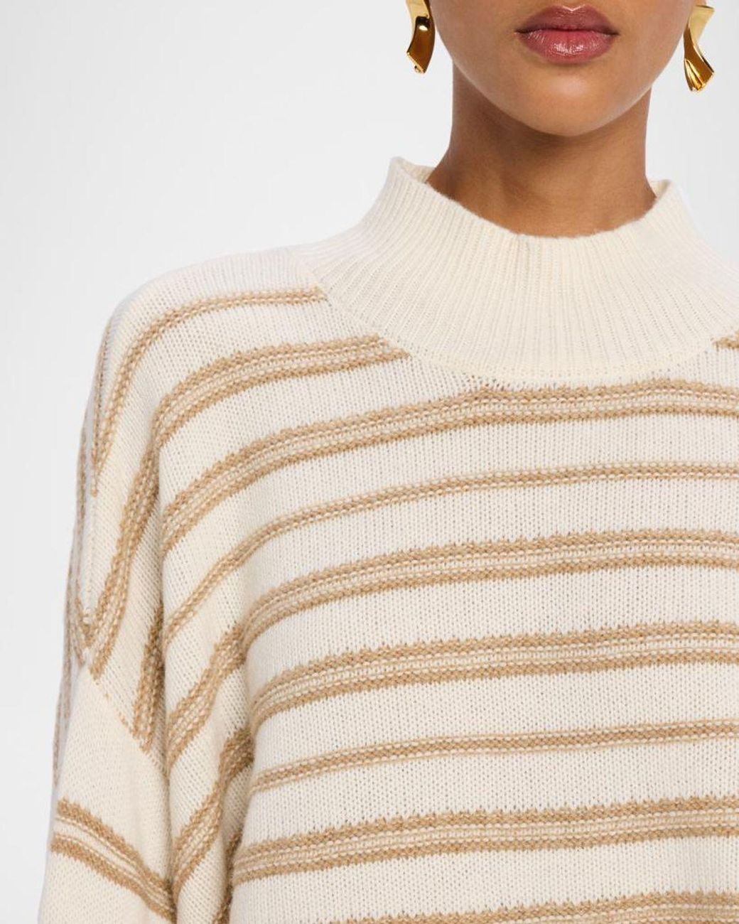SABLYN Natural Wells Cropped Cashmere Pullover