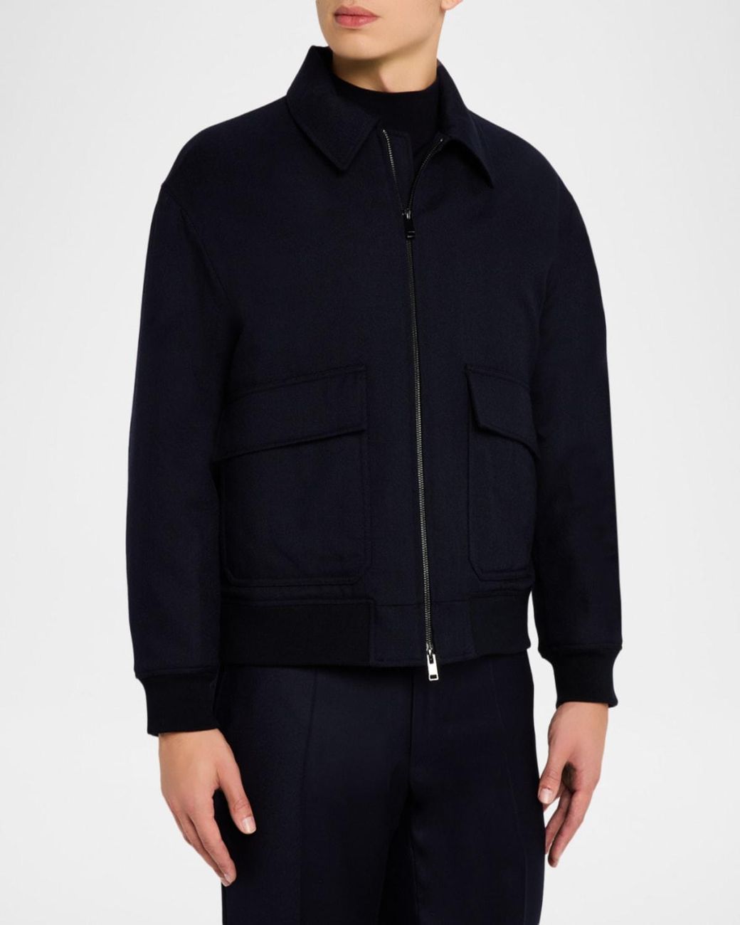 Theory Blue Apos;S Modern Aviator Jacket for men