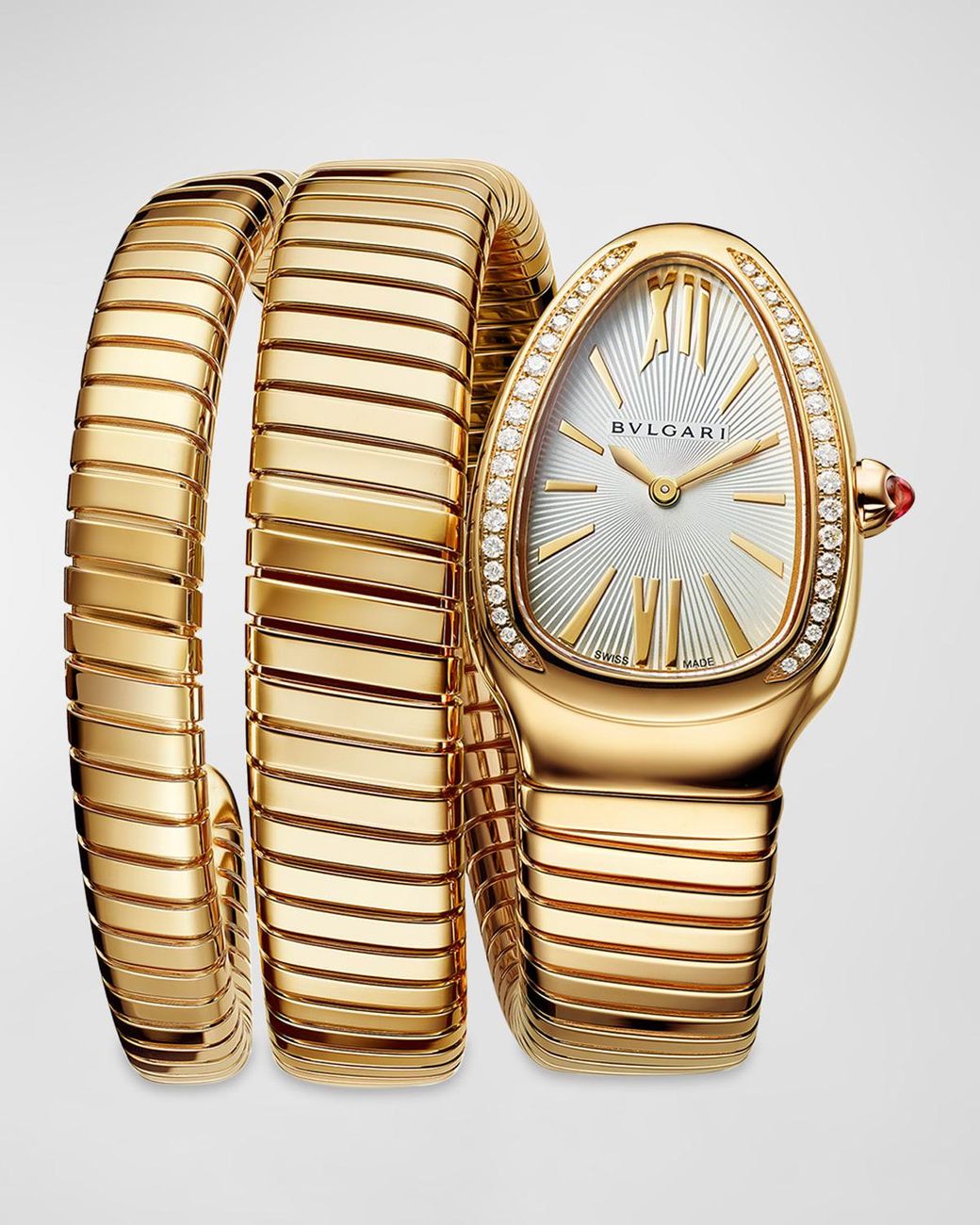 BVLGARI Serpenti Diamond 2 Twirl Watch in Metallic Lyst