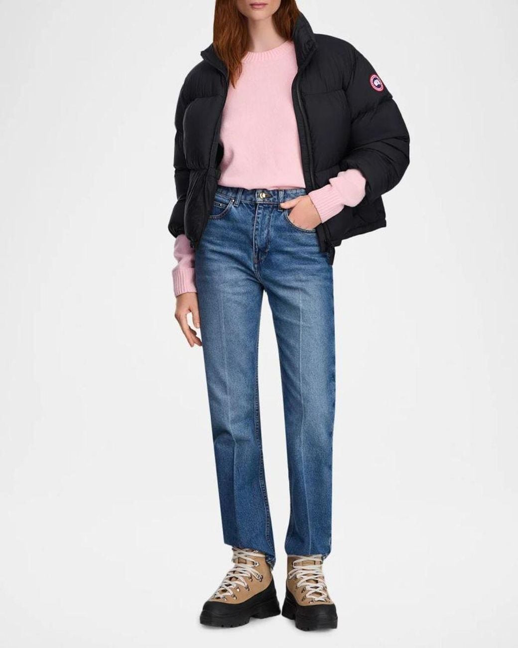 Canada Goose Blue Fallon Puffer Jacket
