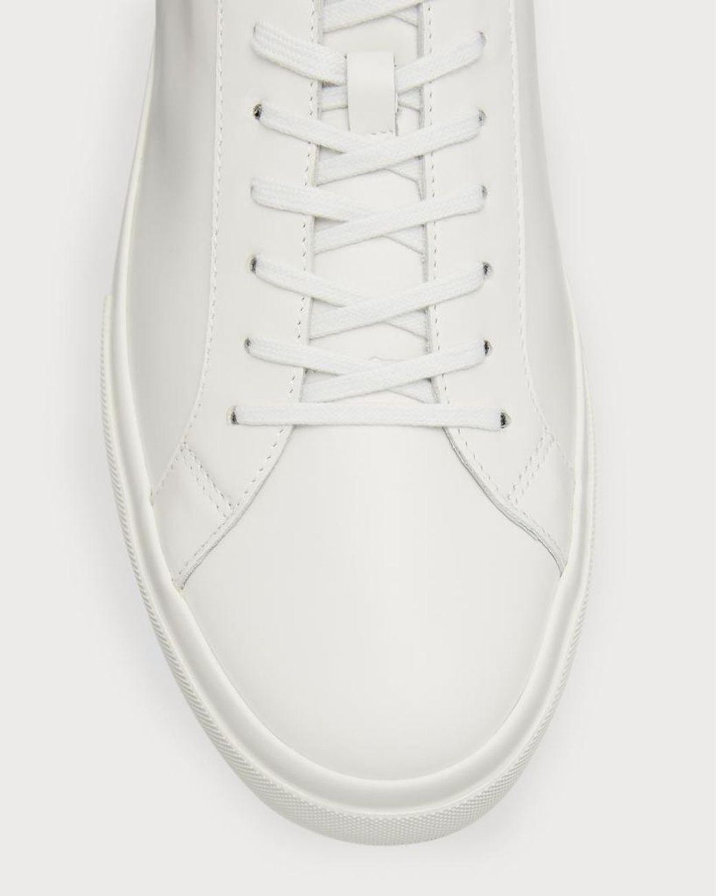 Vince White Apos;S Fulton Solid Leather Low-Top Sneakers for men