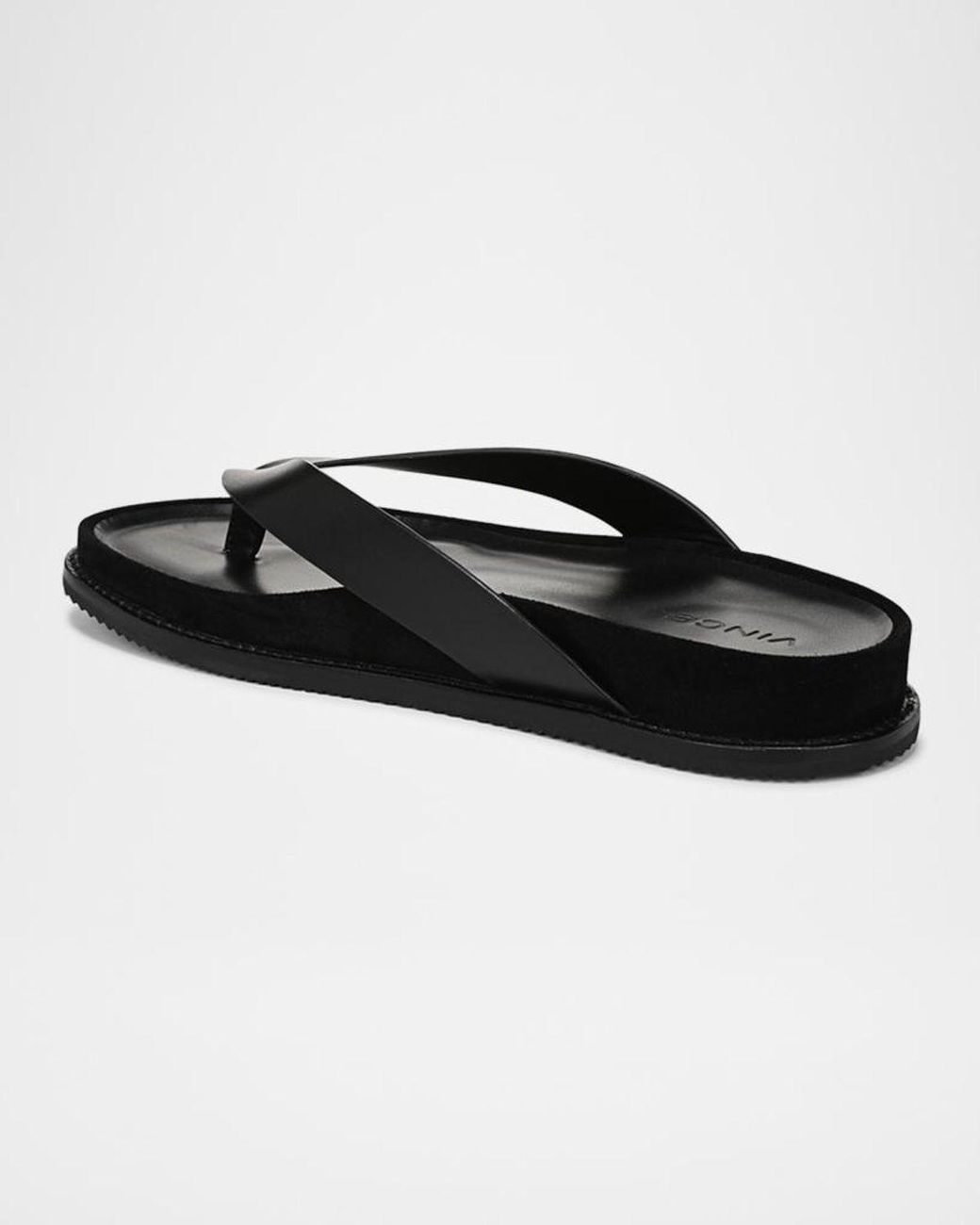 Vince Black Apos;S Dali Leather Sandals for men