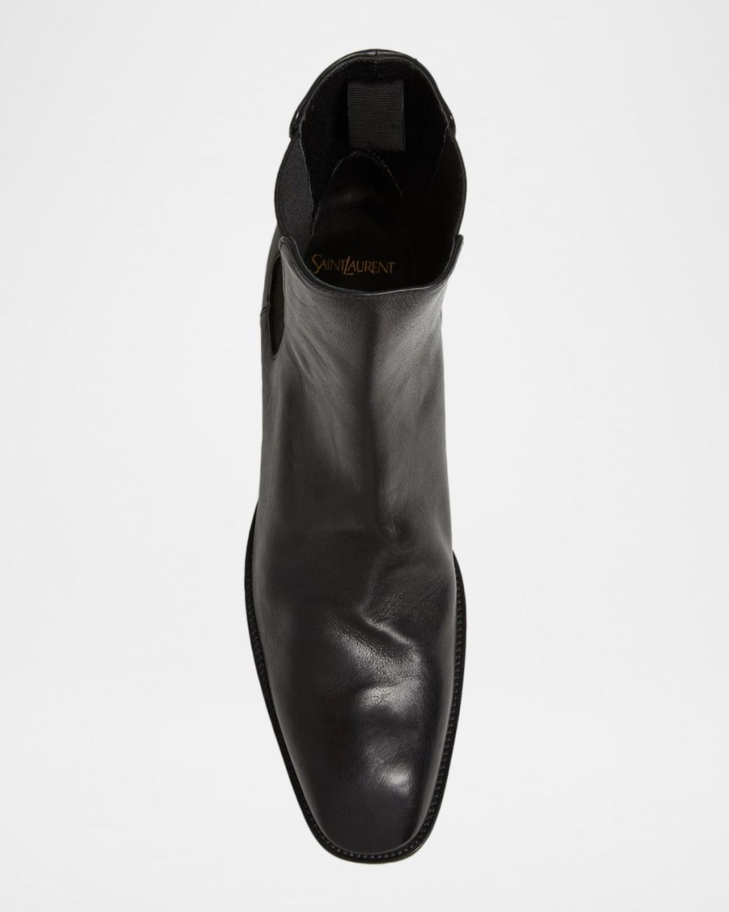 Saint Laurent Black Apos;S Stanton Leather Chelsea Boots for men