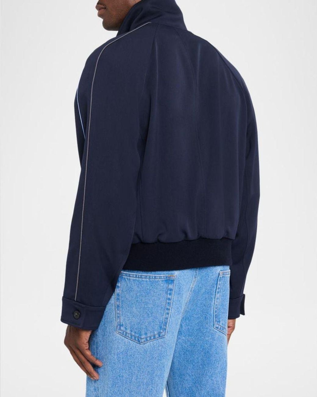 Marni Blue Apos;S Wool Zip Track Jacket for men