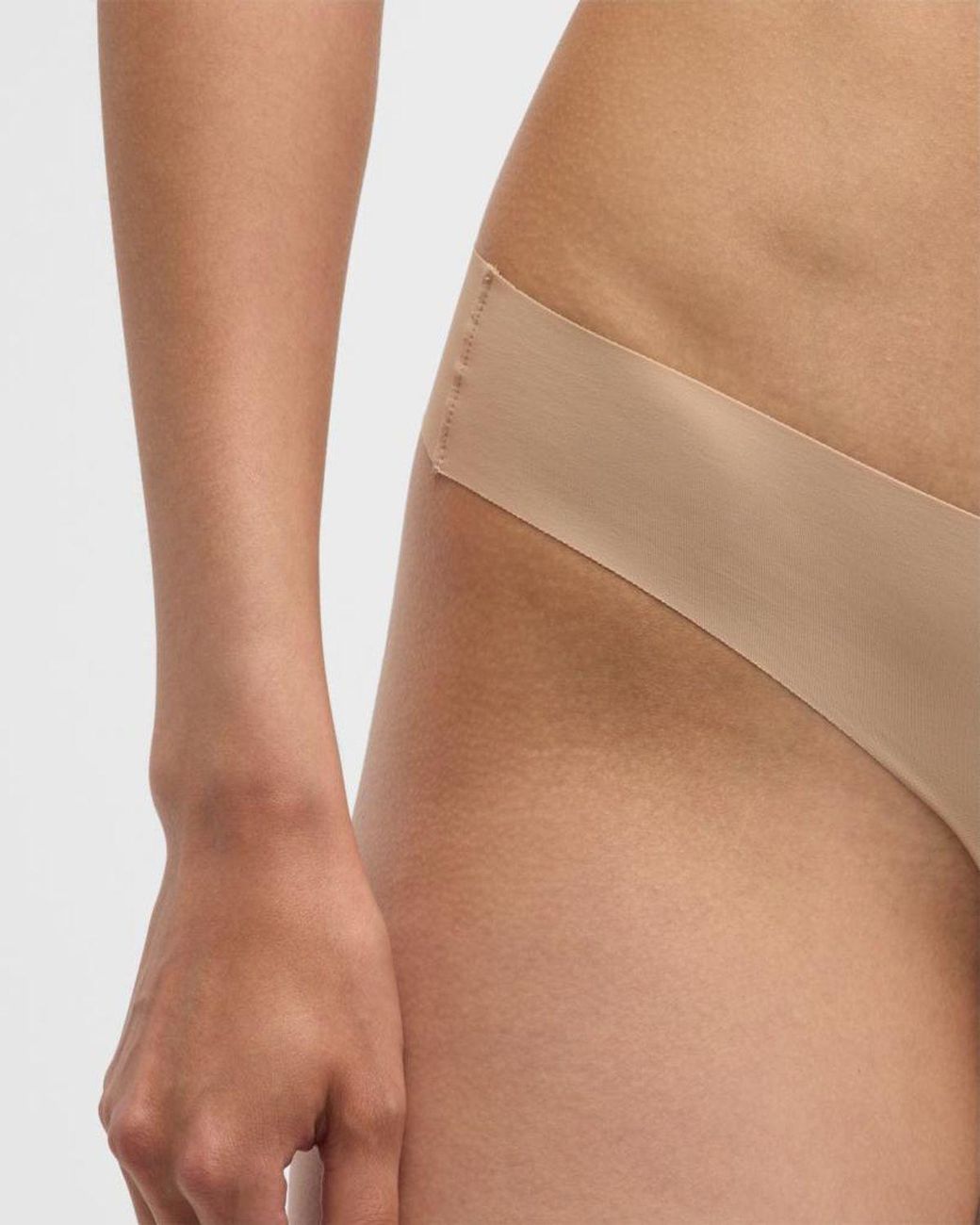 Commando Brown Classic Solid Thong