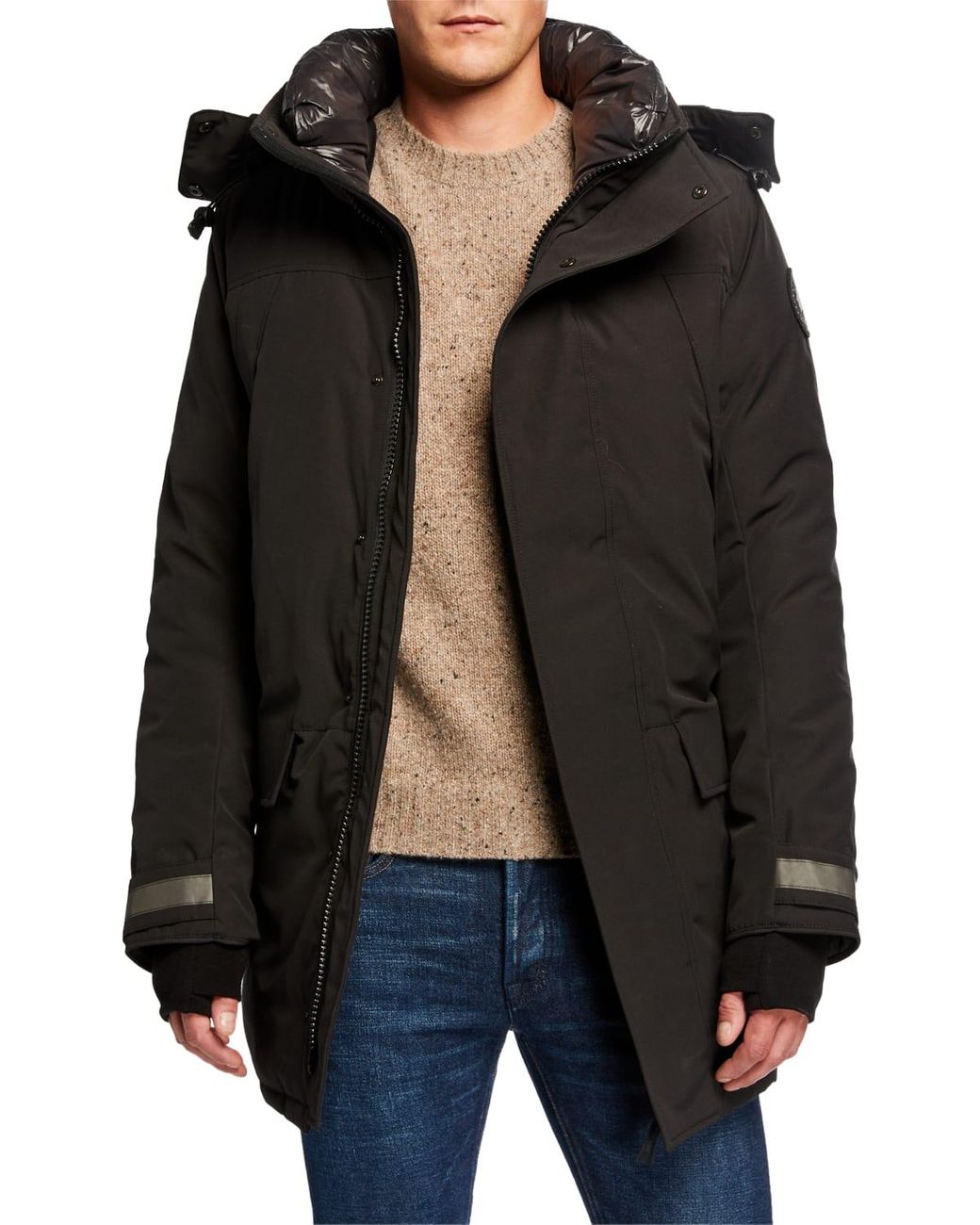 Canada Goose Sherridon Fur-trim Hooded Parka in Black for Men | Lyst