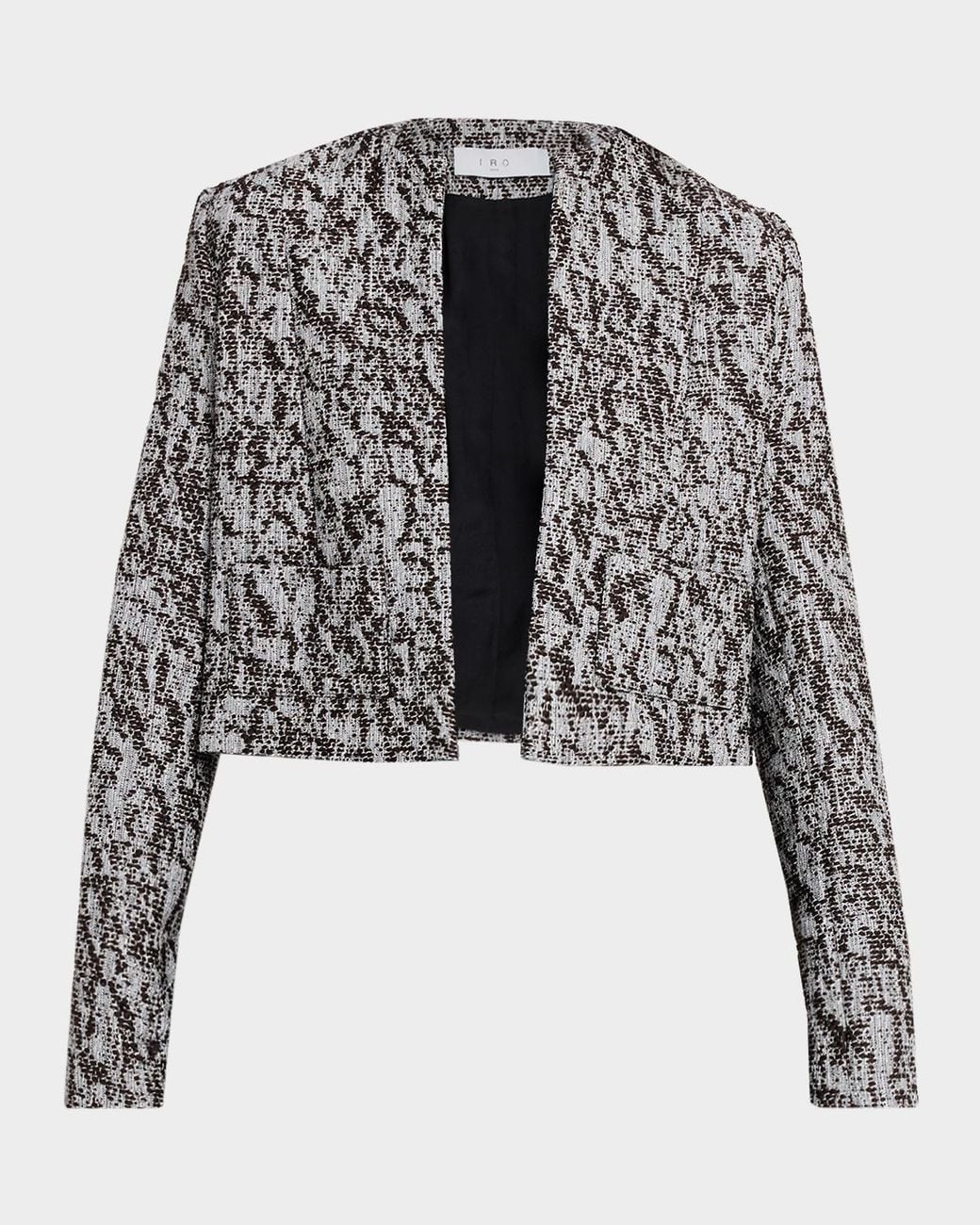IRO Black Eugeny Tweed Jacket