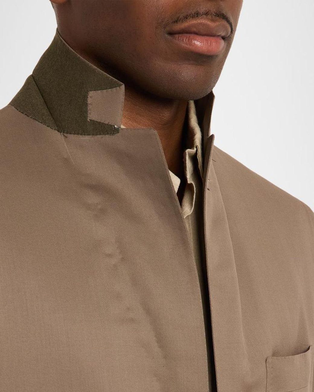 Kiton Brown Apos;S Solid Wool Single-Breasted Sport Coat for men