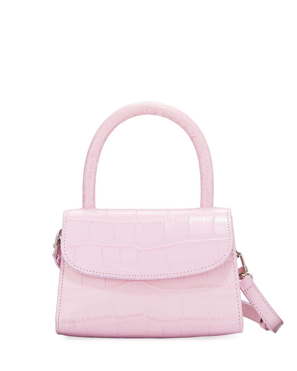 pink mini croc bag