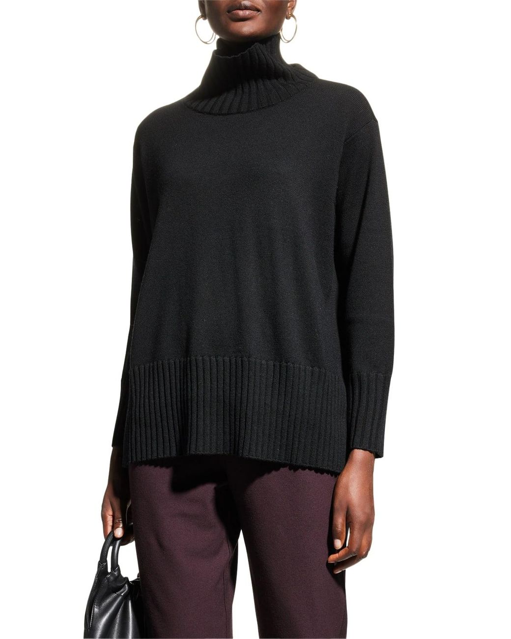 Eileen fisher hotsell turtleneck sweater