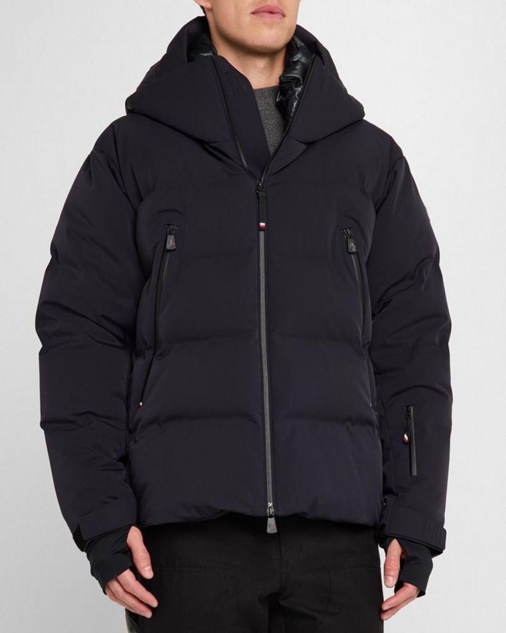 Moncler Blue Apos;S Fellberg Hooded Down Ski Jacket for men