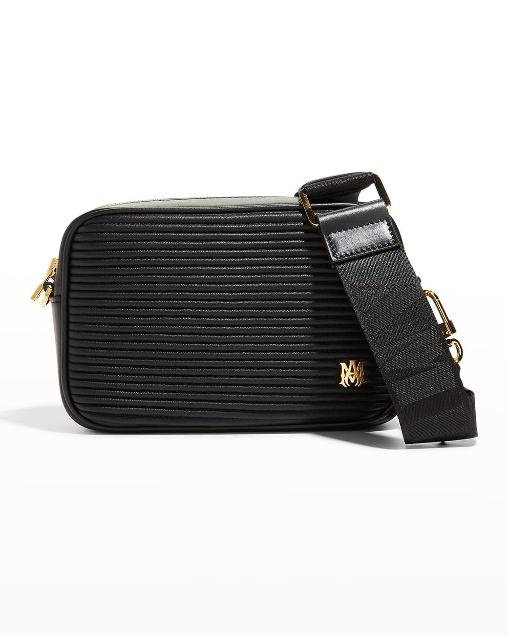 Amiri Leather M.a. Camera Case Crossbody Bag in Black for Men Lyst