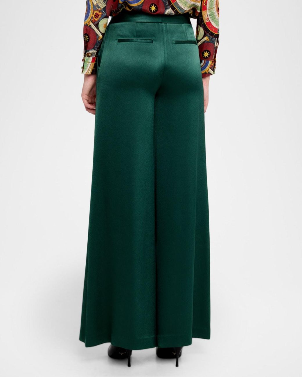 Alice + Olivia Green Nessi Trouser