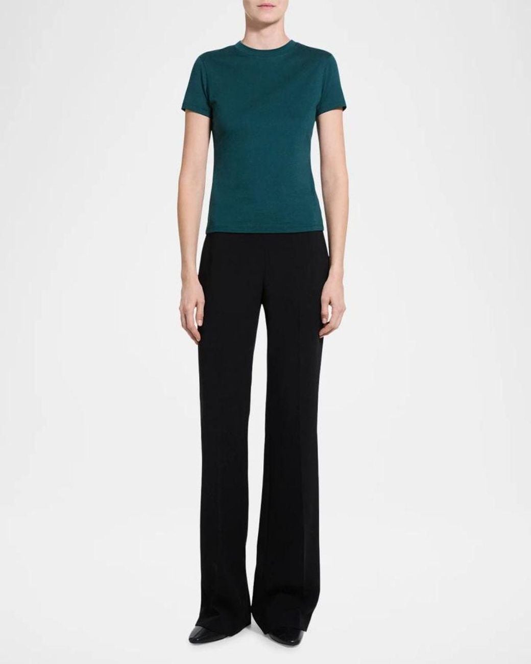 Theory Green Tiny Tee