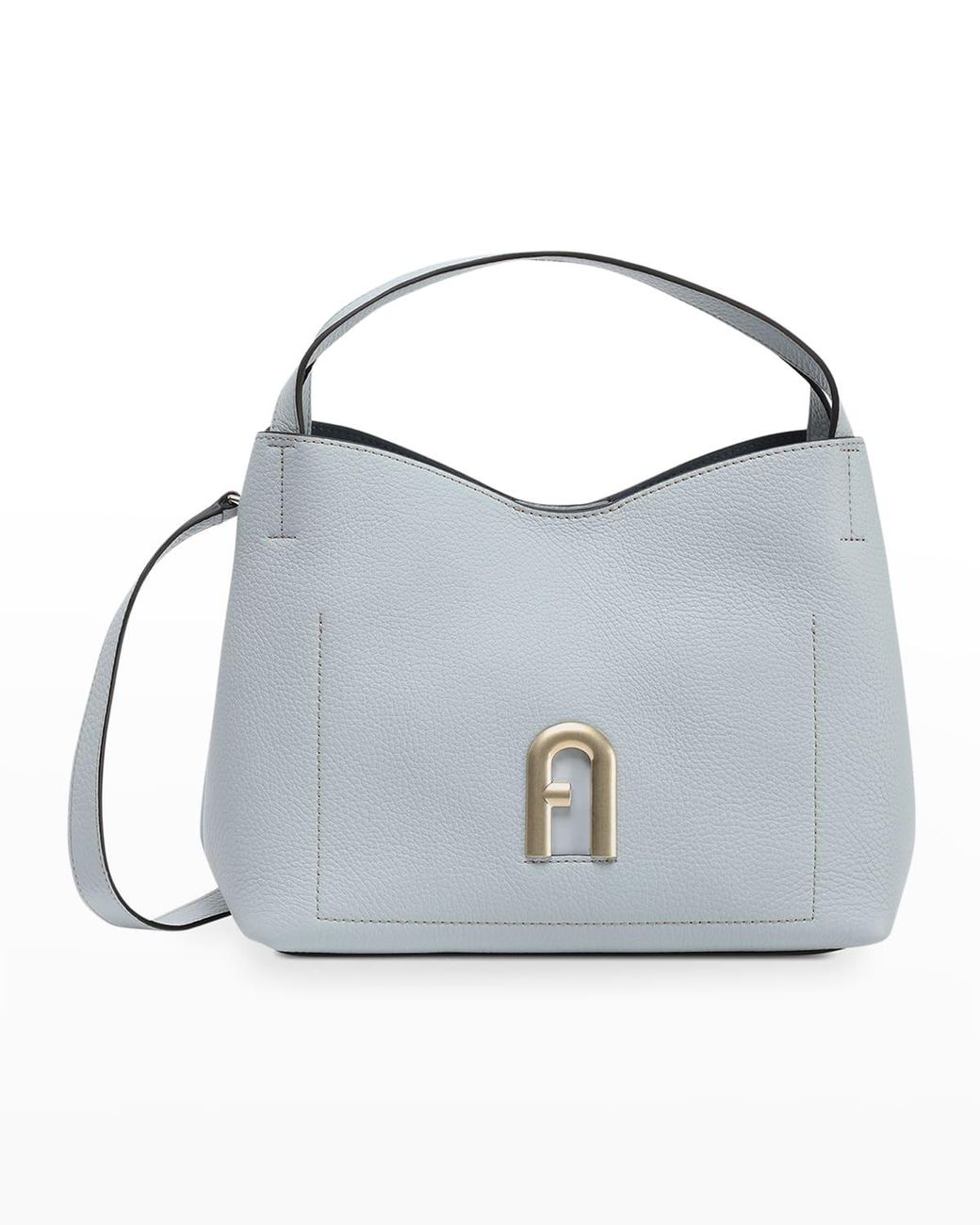 Furla Primula Leather Tophandle Hobo Bag in Blue Lyst