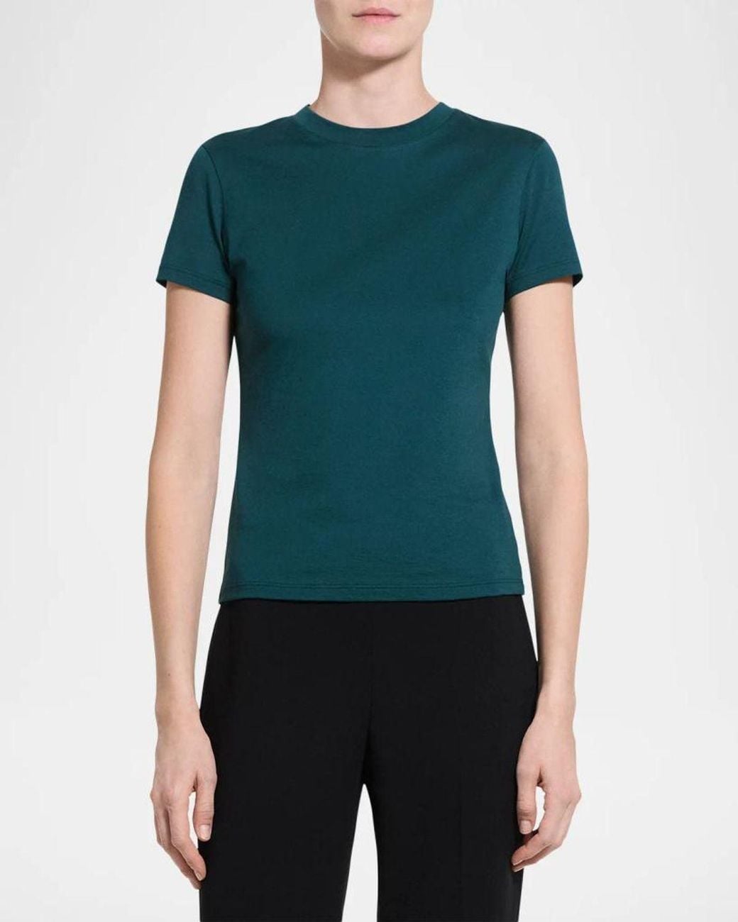 Theory Green Tiny Tee