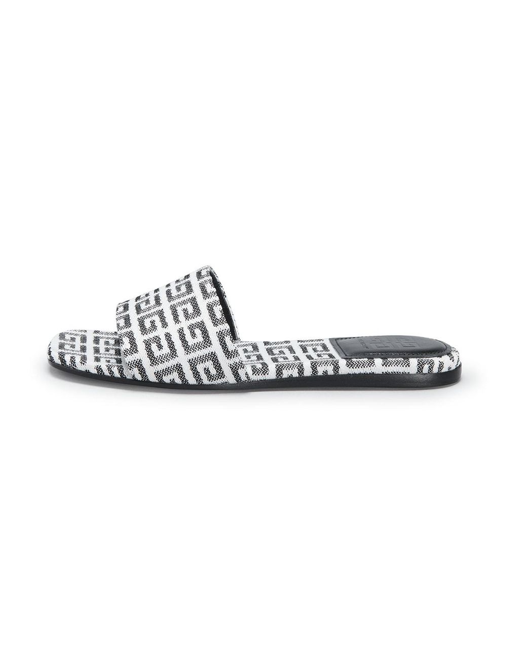 Givenchy 4g Monogram Flat Mule Sandals in White | Lyst