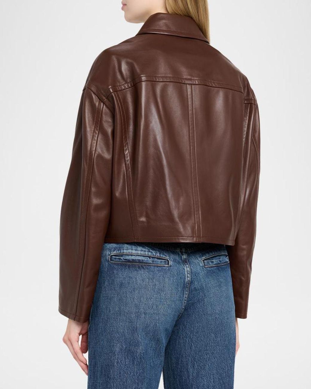 A.L.C. Brown Brooks Leather Jacket