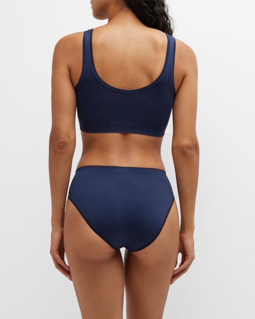 Hanro Blue Touch Feeling Crop Top