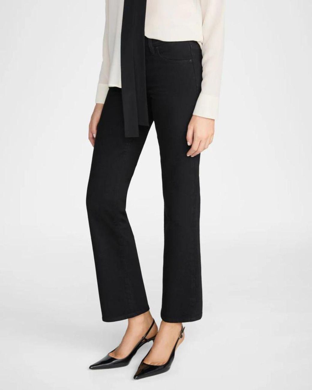 FRAME Black The Cigarette Pants