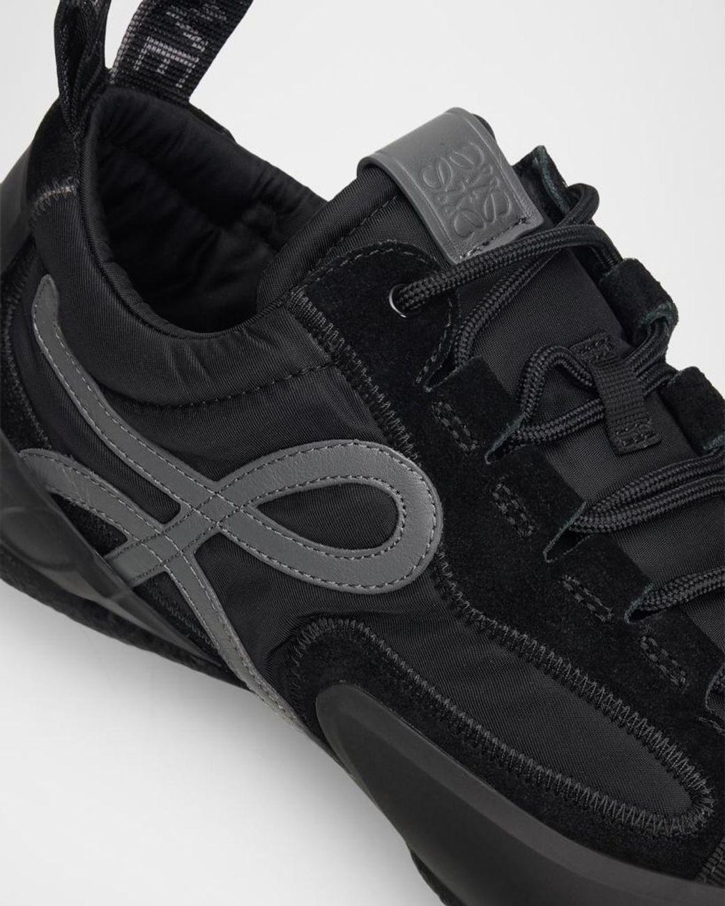 Loewe Black Grip Nylon Sneakers for men
