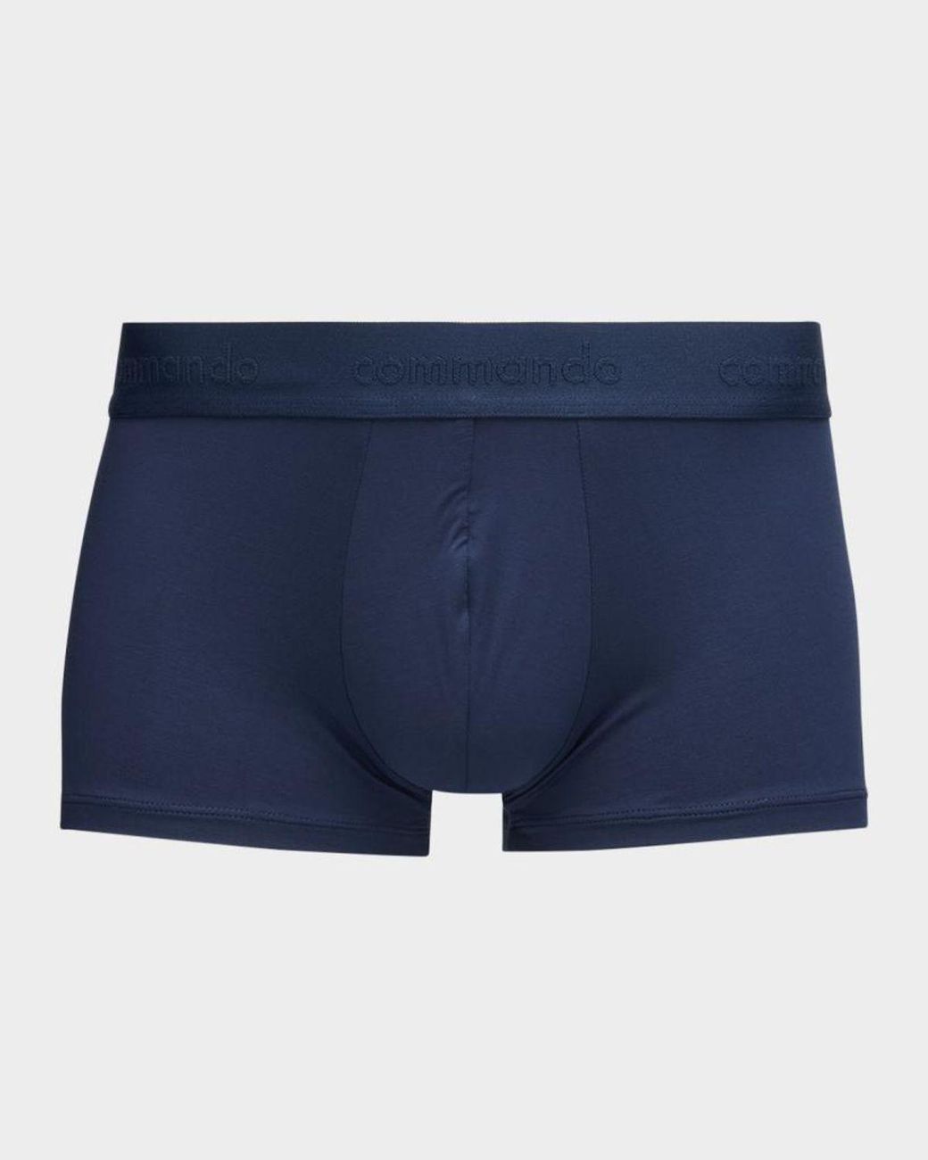 Commando Blue Apos;S Micro-Modal Modern Fit Boxer Briefs for men