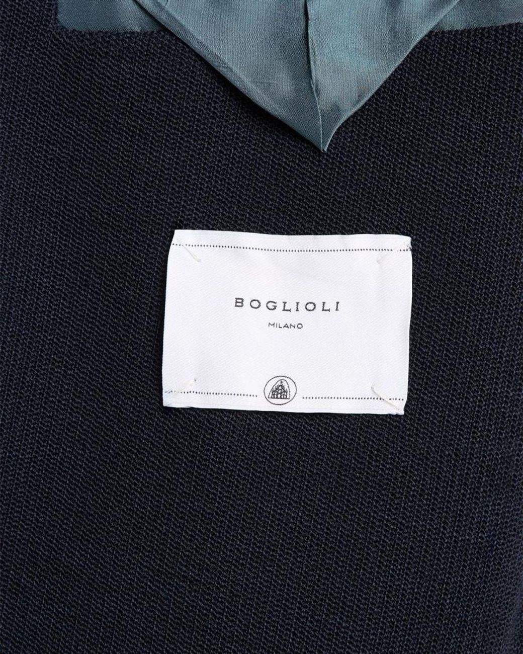 Boglioli Blue Apos;S Wool Pique K Jacket for men