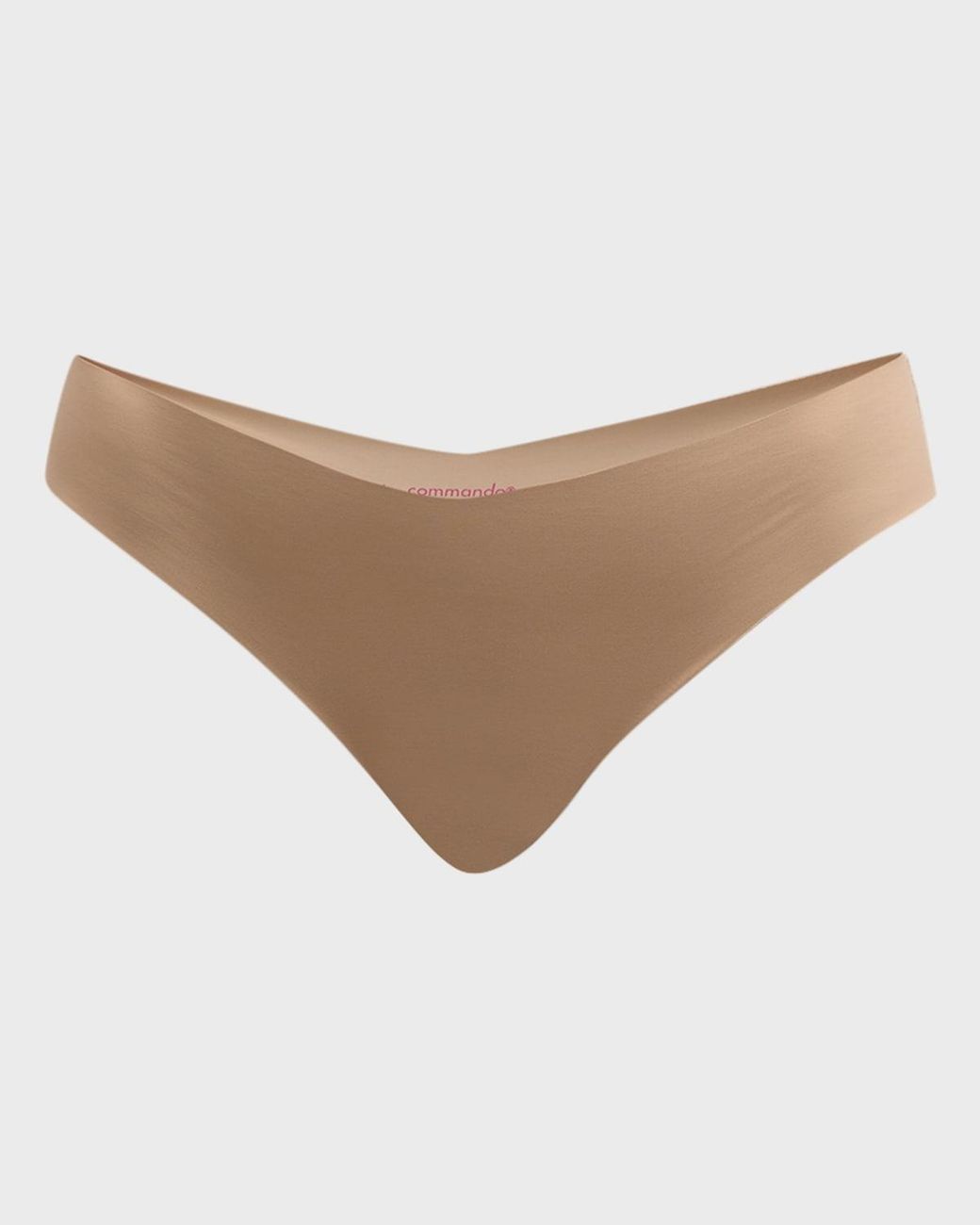 Commando Brown Classic Solid Thong