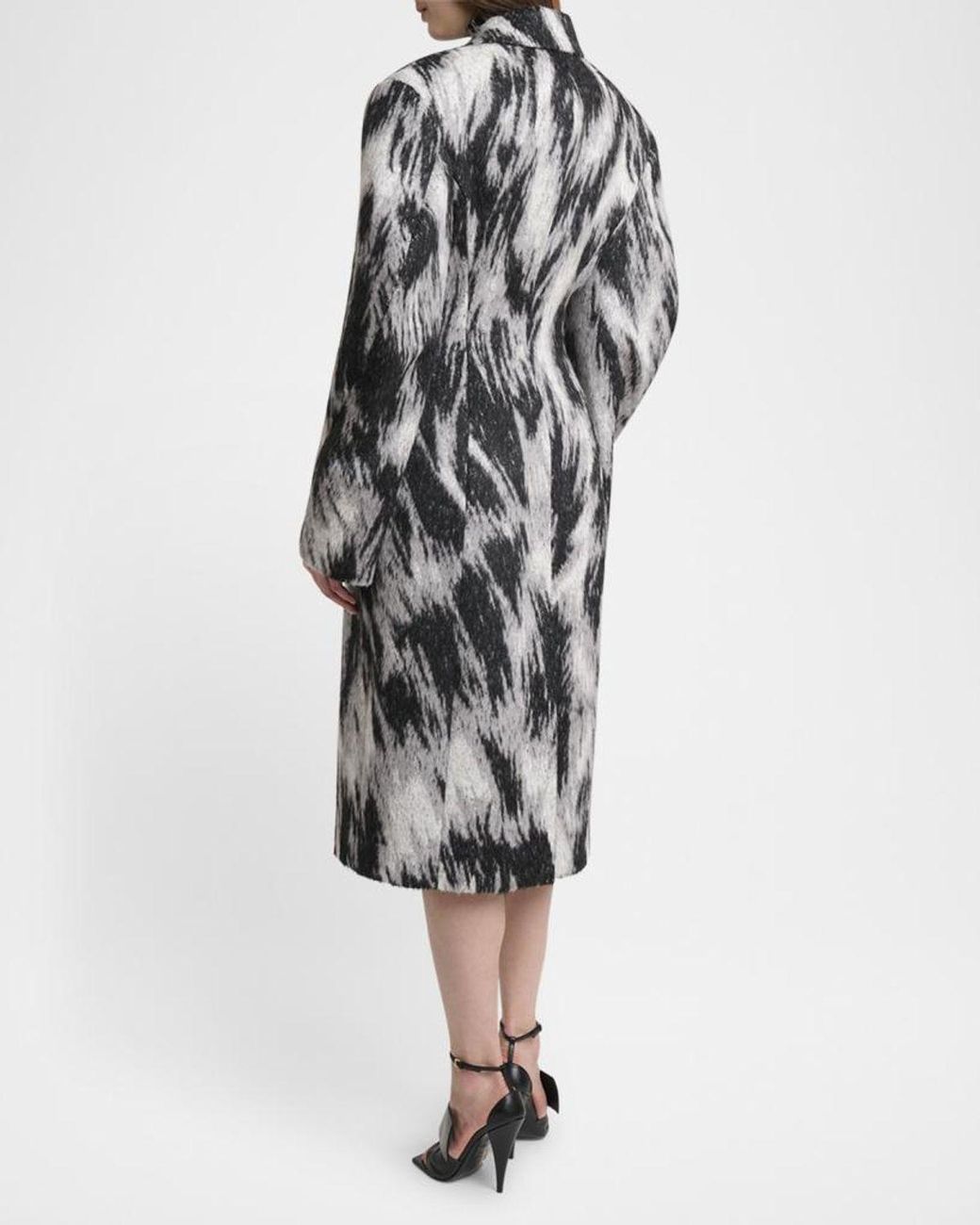 Givenchy Multicolor Animal Cocoon Coat