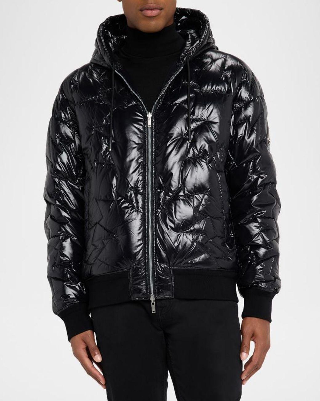 Moose Knuckles Black Apos;S Briar Hoodie Down Jacket for men