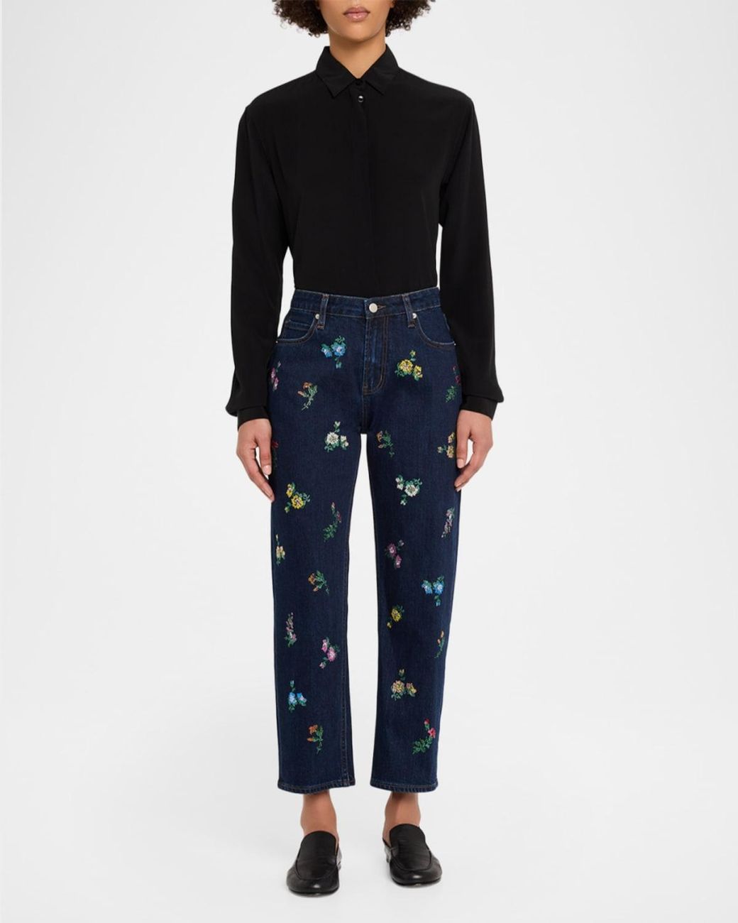 Libertine Joy And Mirth Embellished Straight-Leg Ankle Boyfriend Jeans ...