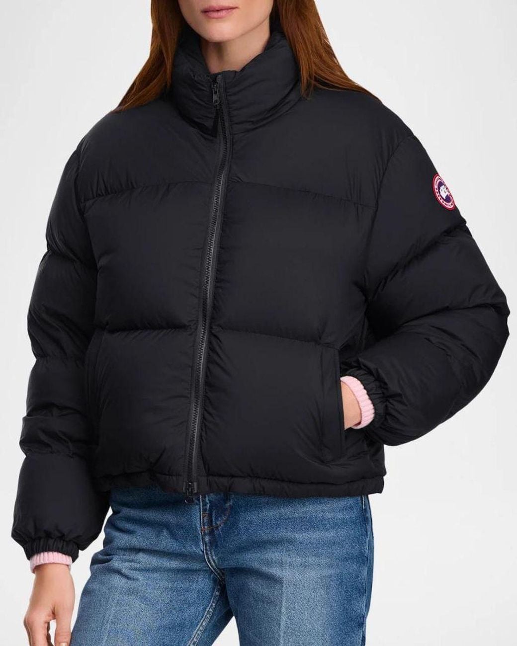Canada Goose Blue Fallon Puffer Jacket