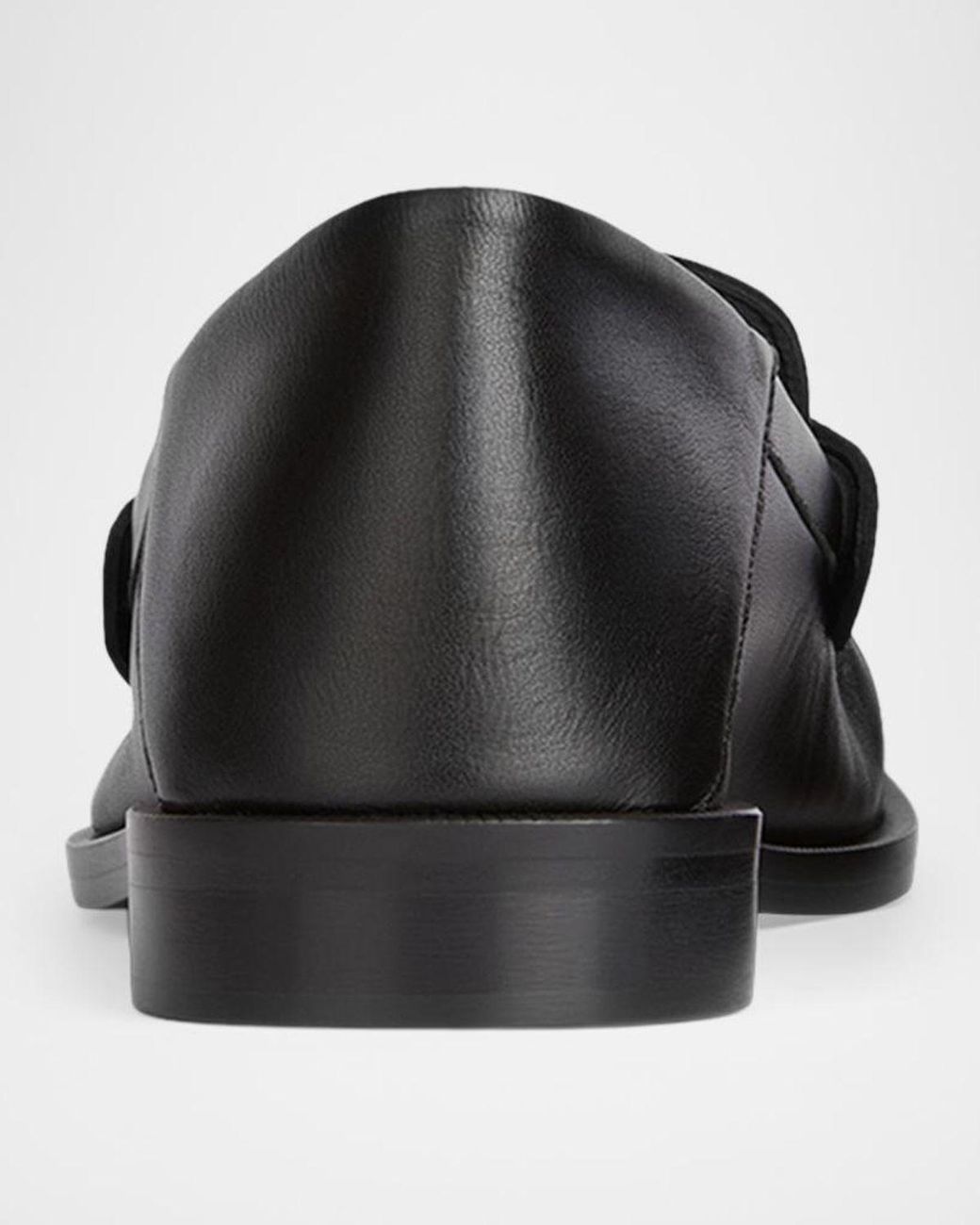 Balmain Black Apos;S Leather Loafers for men