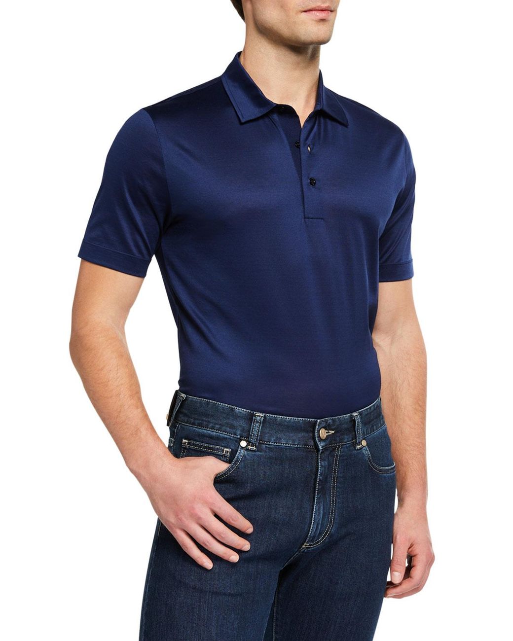 mercerized cotton polo shirts