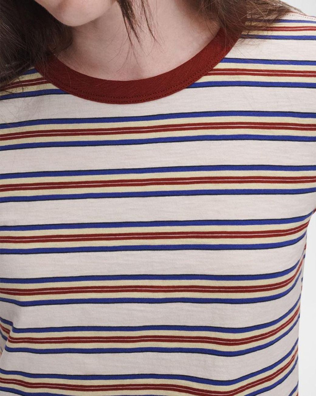 Rag & Bone Multicolor The Slub Stripe Tee