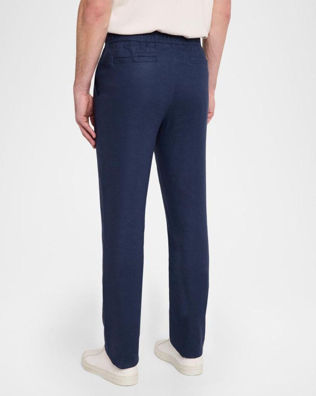 Bugatchi Blue Apos;S Aerolinen Drawstring Pants for men