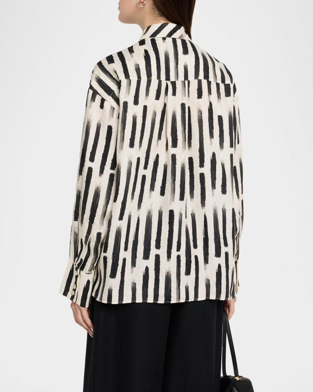 Ak Studio White Robbie Button-Front Shirt