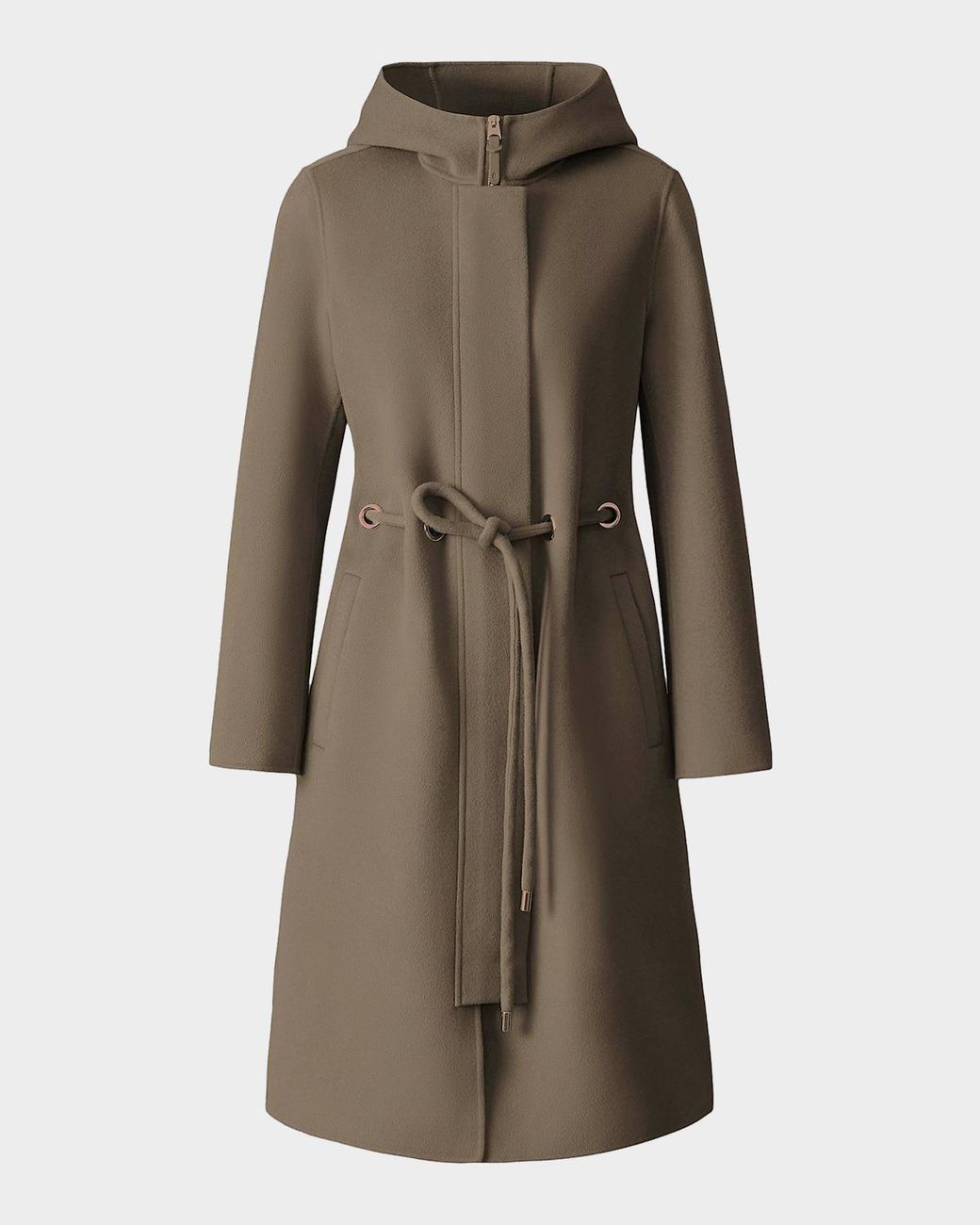 Mackage Natural Blithe Handmade Wool Coat