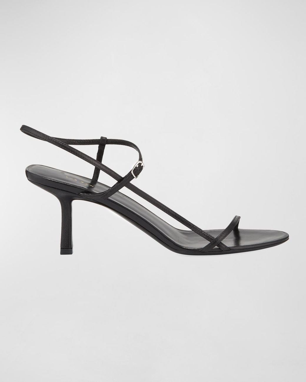 The Row Black Bare Sandal
